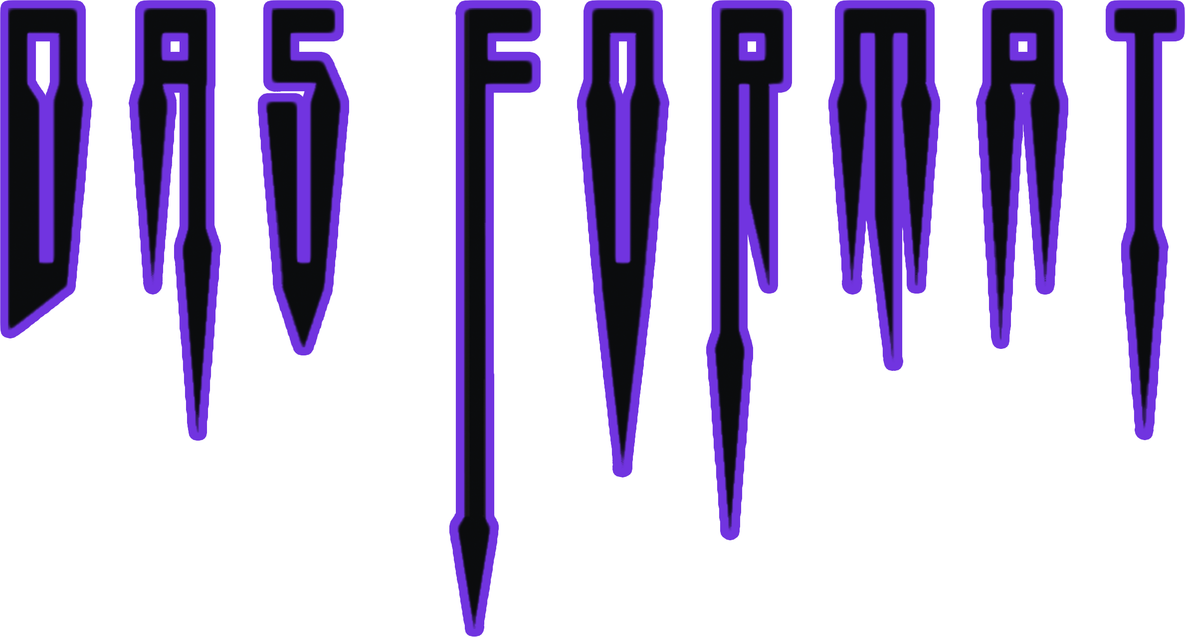 Das Format – Schriftzug